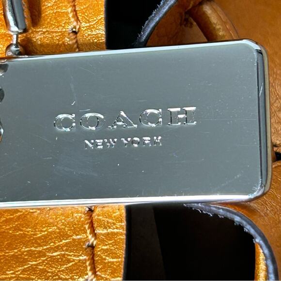 Coach Orange Leather Mini Backpack - Coach main image 6